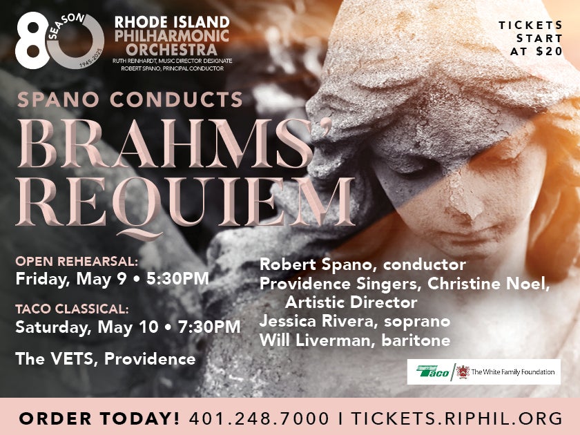 More Info for Spano Conducts Brahms' Requiem